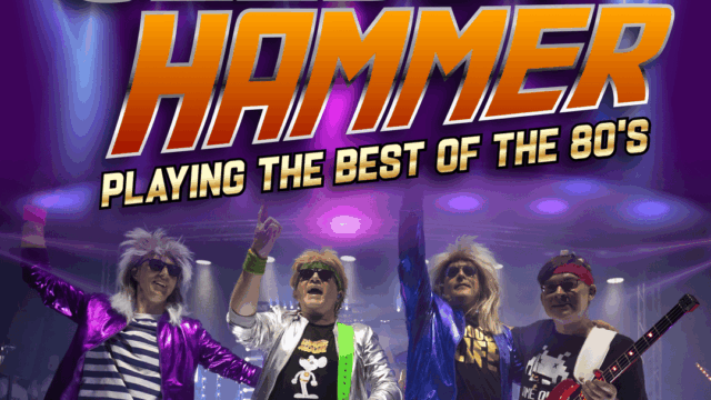 The poster for *0s Night with Sledgehammer featuring the members of Sledgehammer.